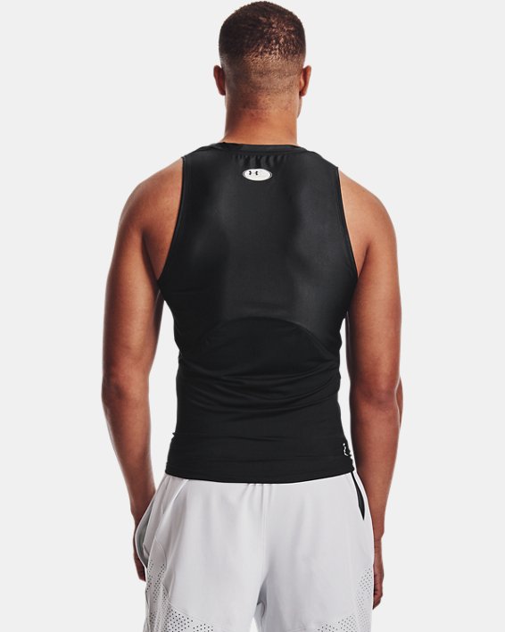 เสื้อกล้าม UA Iso-Chill Compression สำหรับผู้ชาย in Black image number 1